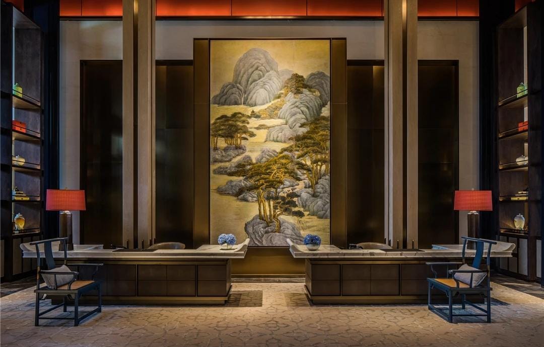 lobby furniture display