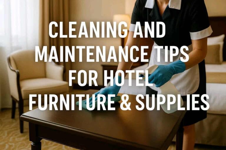 Cleaning and Maintenance Pictures in the Hotel