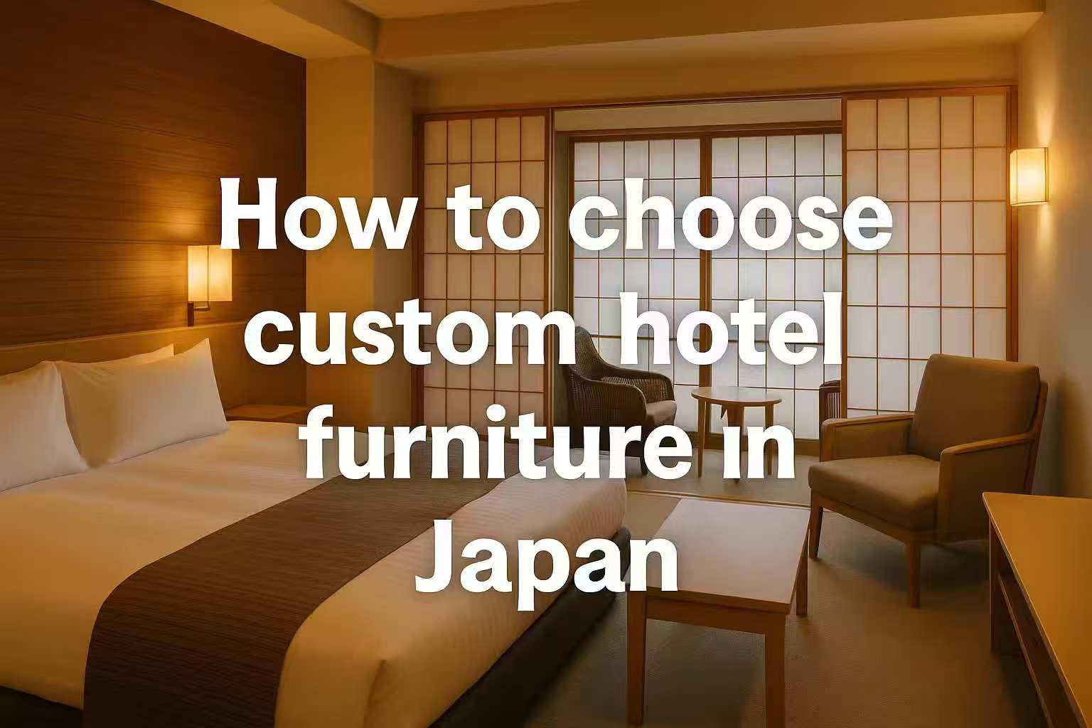 Custom Hotel Furniture in Japan- design
