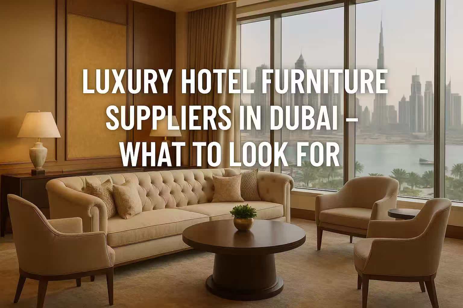 Luxury Hotel Furniture Suppliers in Dubai- Design Picture