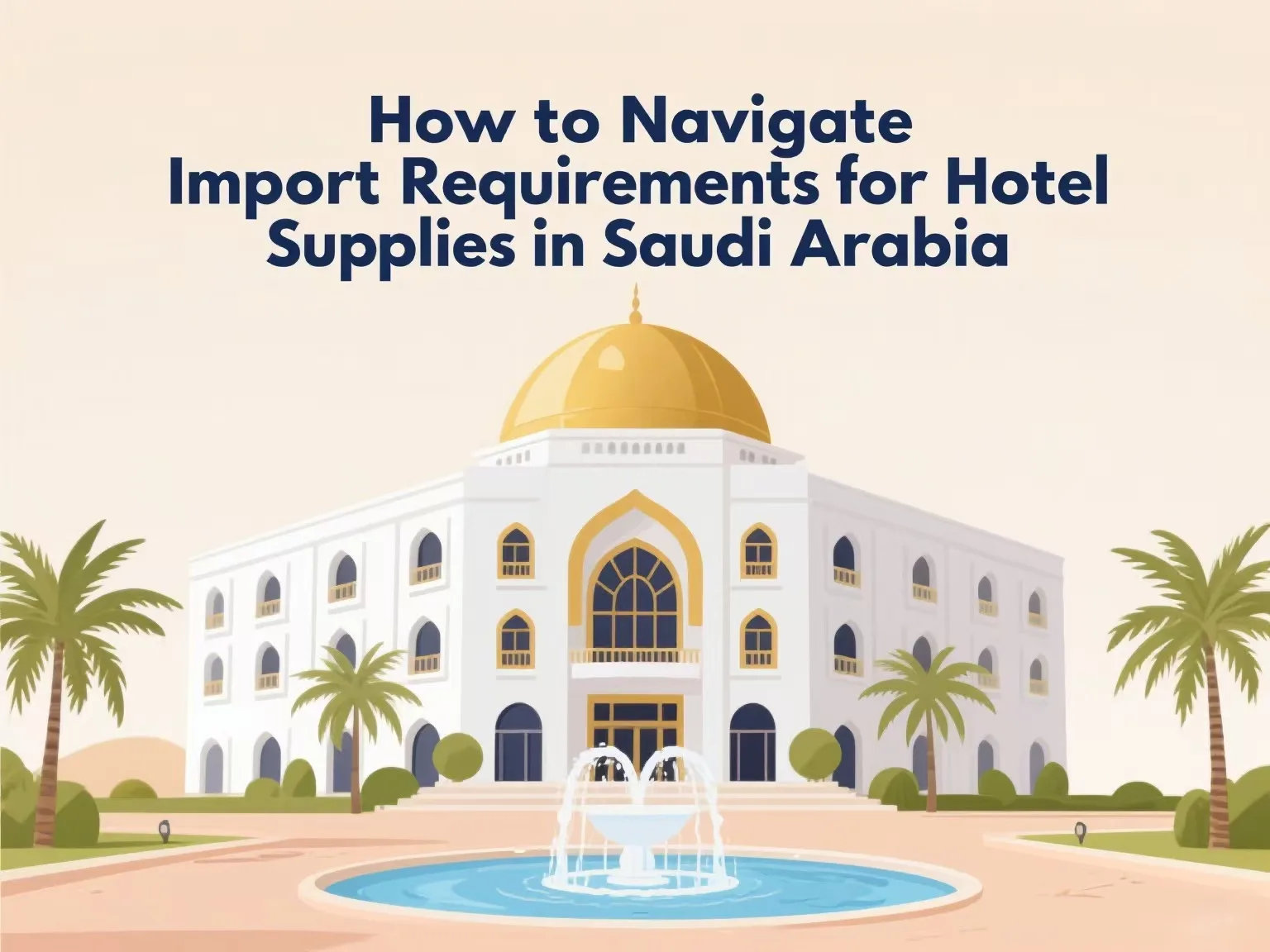 Import Requirements for Hotel Supplies in Saudi Arabia-Pictures
