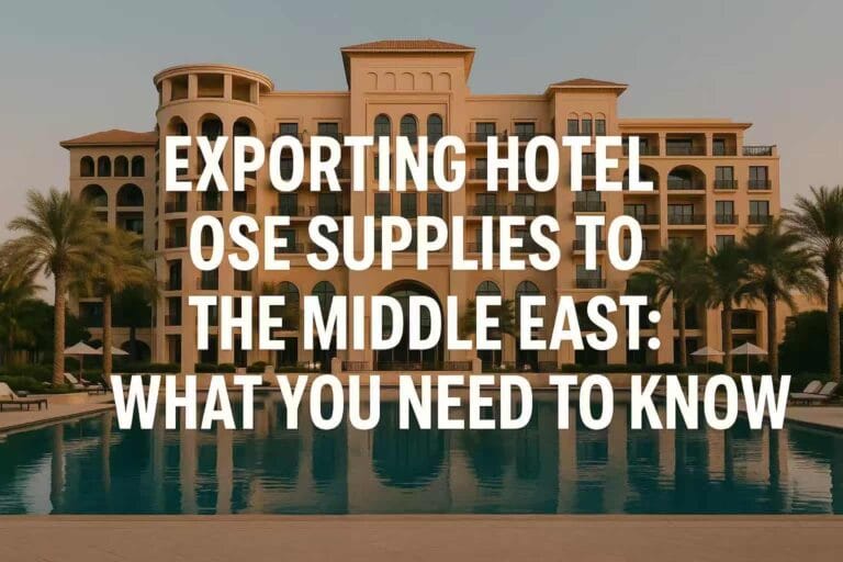 Exporting Hotel OSE Supplies to the Middle East Hotel Photos