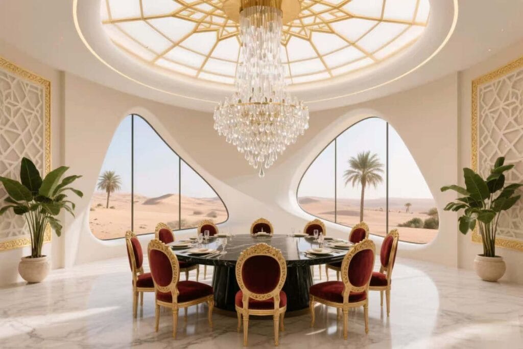 Middle East hotel furniture design: restaurant design