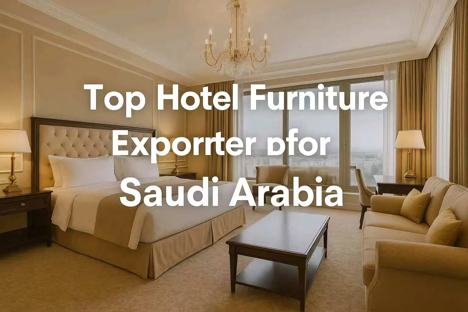 Luxury hotel furniture showcase for modern interiors design