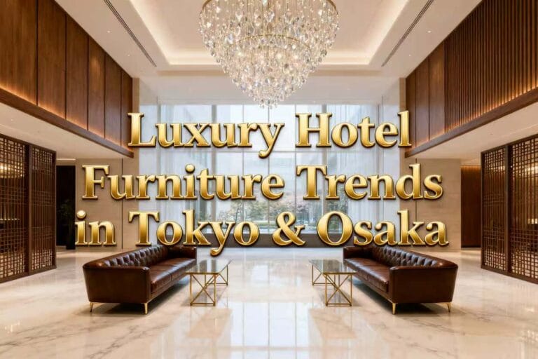 Luxury Hotel Furniture Trends in Tokyo & Osaka Design