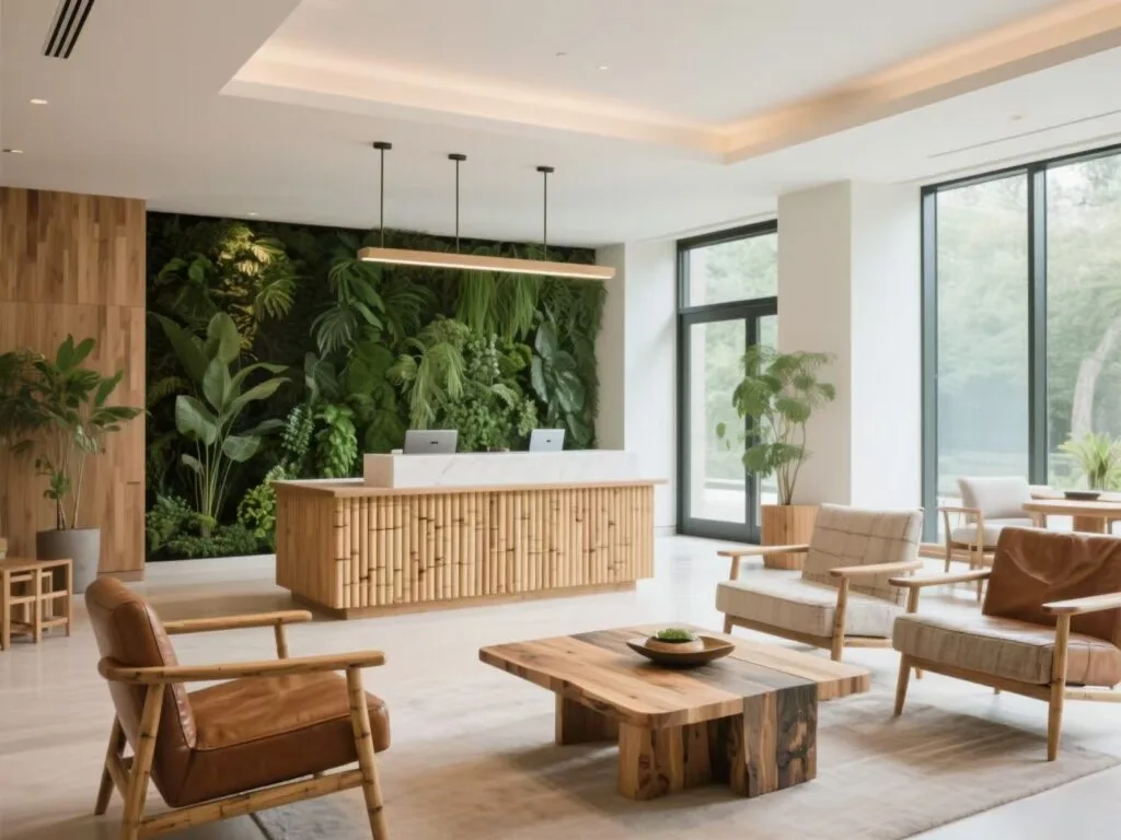 Eco-friendly hotel furniture featuring Bamboo and other fast-growing materials