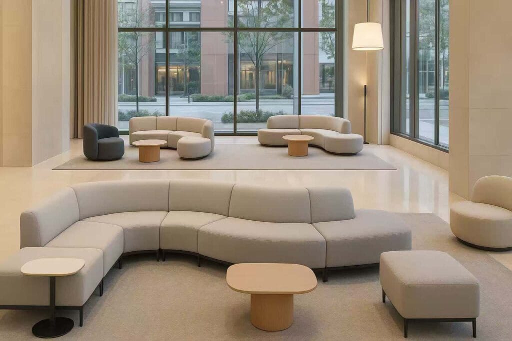 modular-display-diagram-of-custom-lobby-furniture