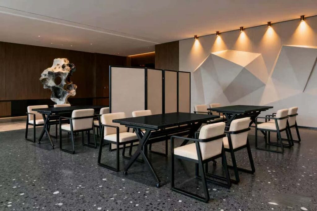 Modular/reconfigurable dining room furniture