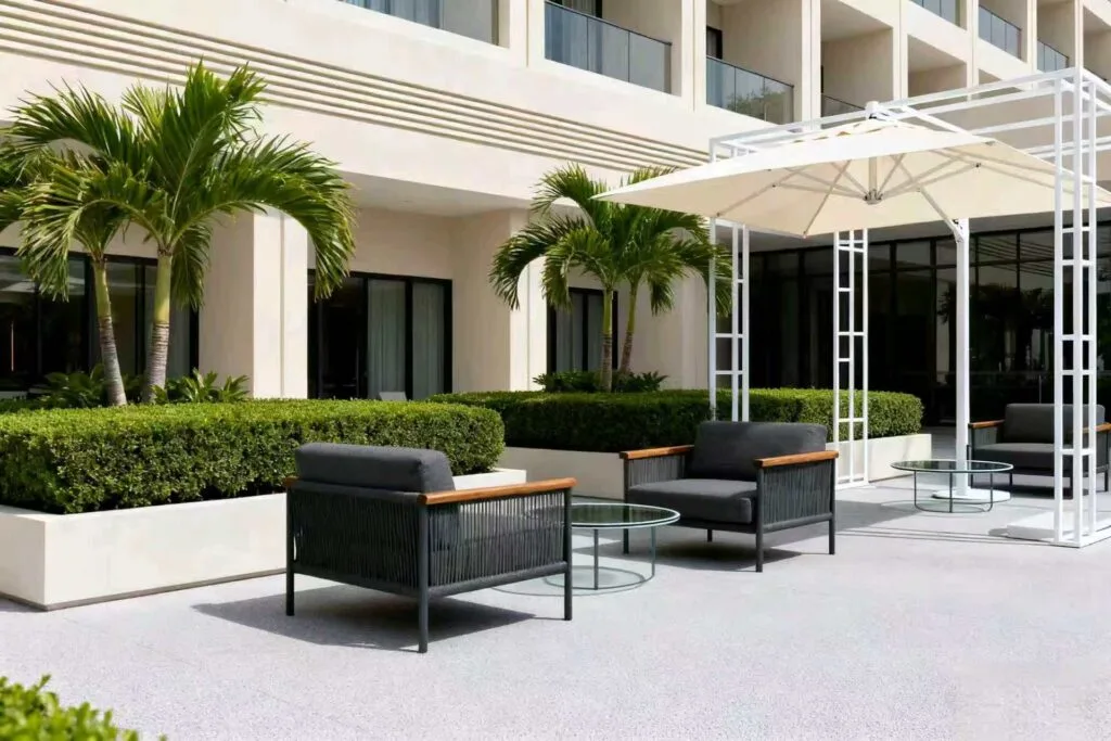 Hotel Furniture Selection and Cost Control Guide 3 Hotel Furniture Selection--Hotel outdoor furniture