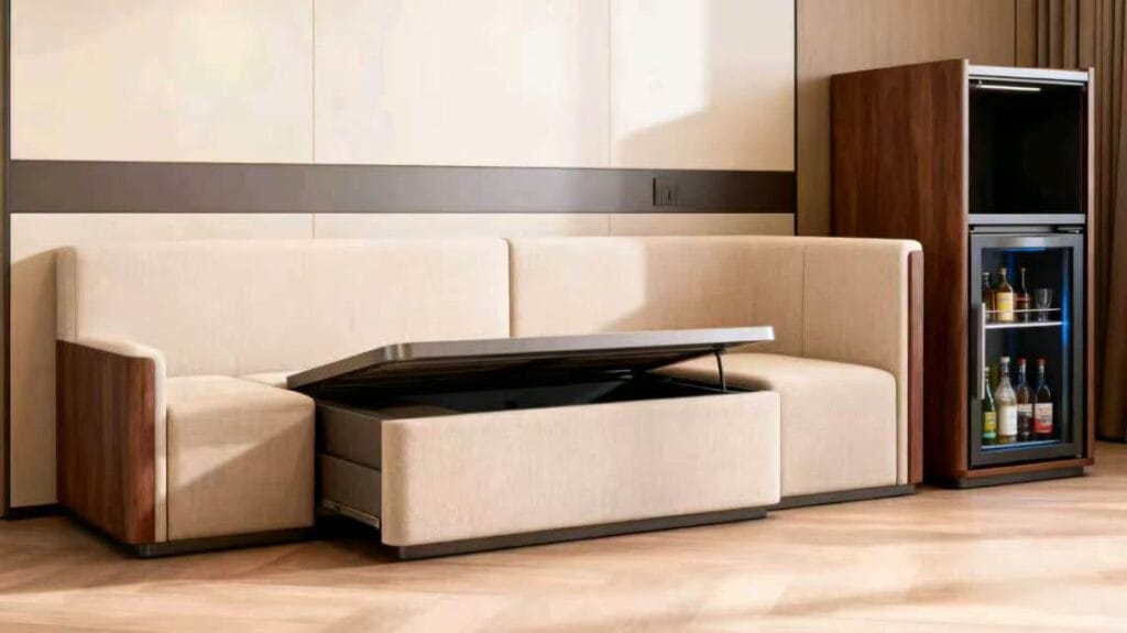 Smart Hotel Furniture: The Future is Now 6 Smart Hotel Furniture Sofa Design