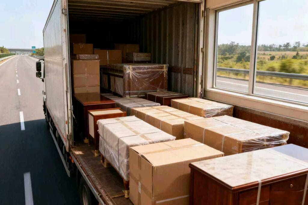 Hotel Furniture Export Process & Logistics Guide 2026 3 Hotel Furniture Export Process -- Loading Furniture onto Trucks