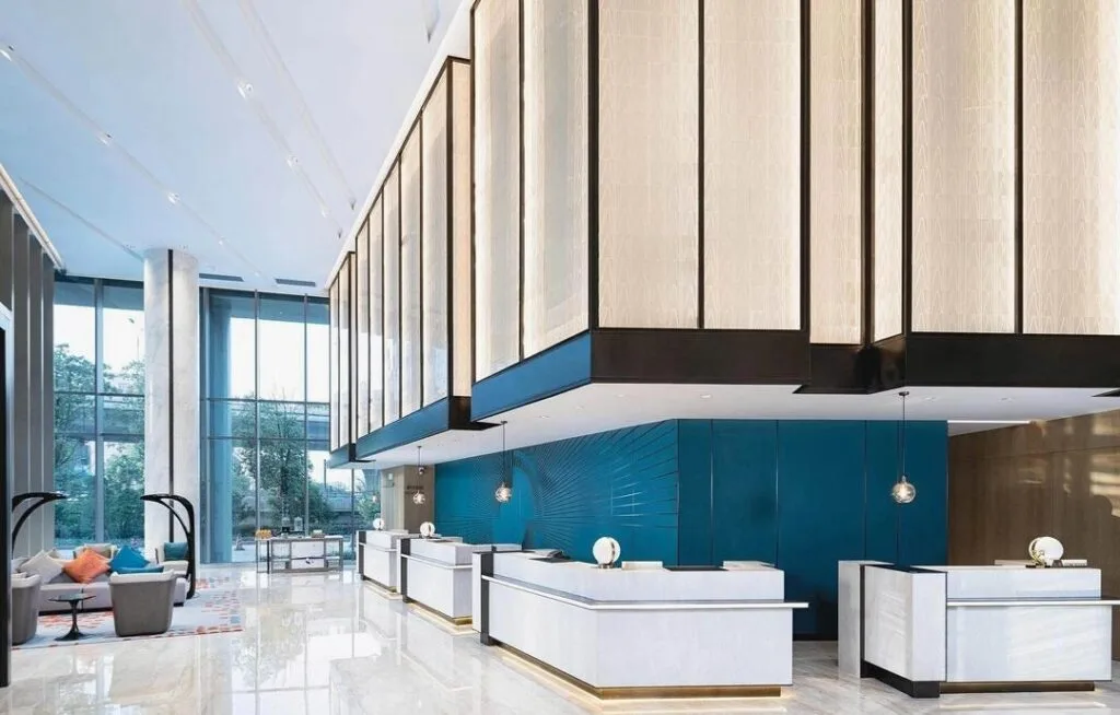 lobby furniture display
