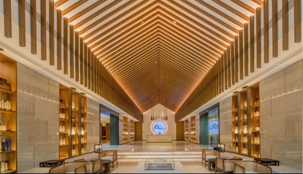 lobby furniture display