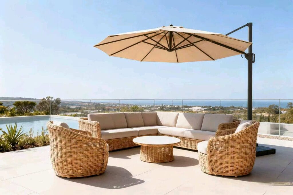 Hotel FF&E Procurement & Sourcing -- Outdoor Furniture Rendering