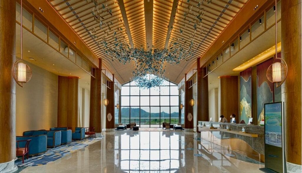 lobby furniture display