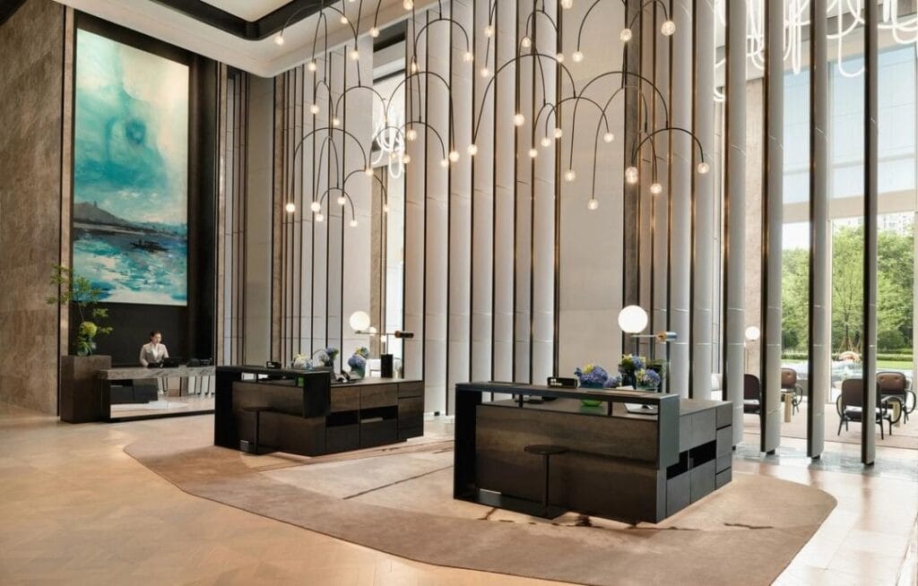 lobby furniture display