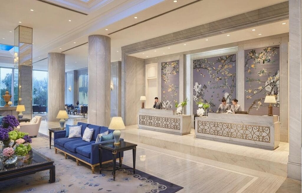 lobby furniture display