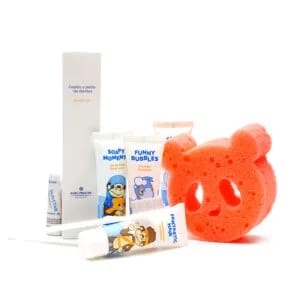 hotel-amenities-children's-bath-products-showcase