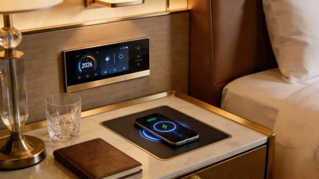 hotel-room-accessories-modern-bedside-usb-charging-station
