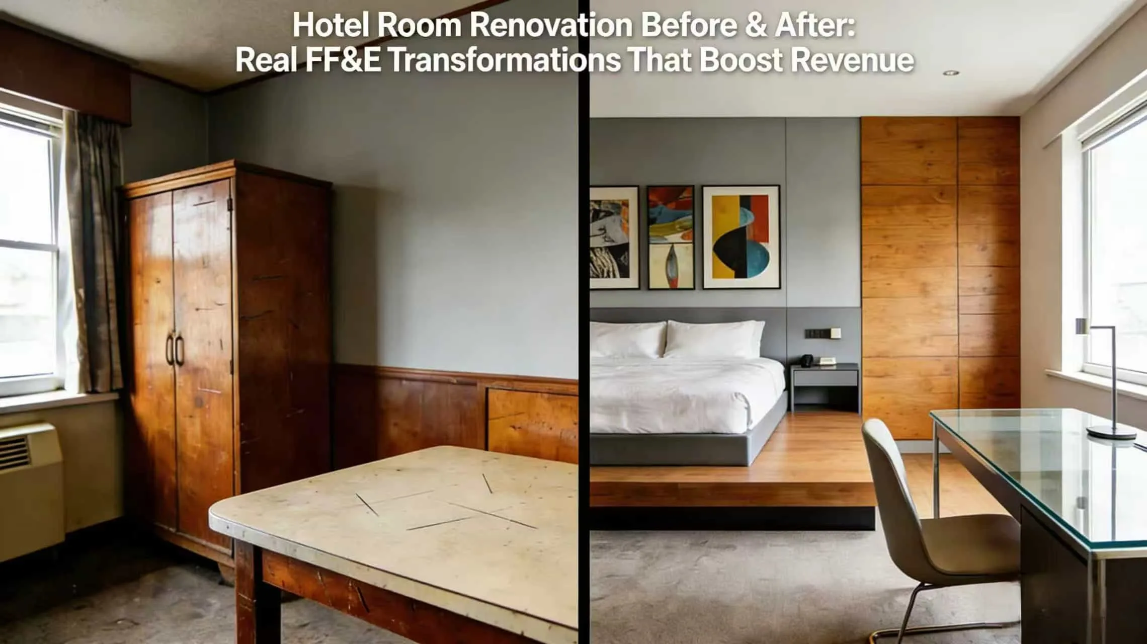 hotel-room-renovation-before-and-after-showing-transformation-from-outdated-to-modern-design-with-new-ff&e