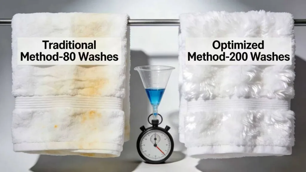 hotel-towel-care-comparison-showing-acid-neutralization-effect-on-hotel-linen-longevity-and-quality