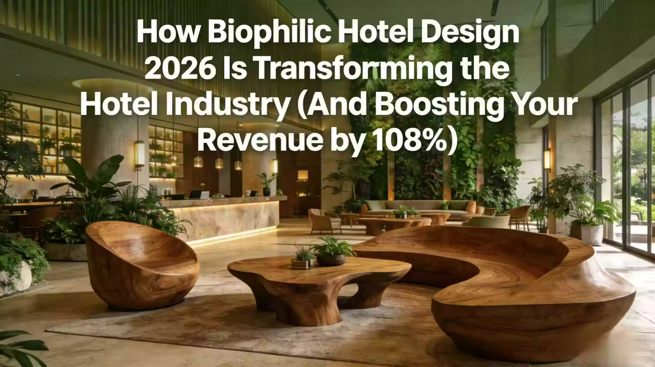 Biophilic Hotel Design 2026 Lobby Showcase