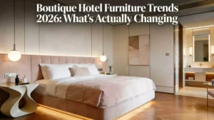 boutique-hotel-room-featuring-warm-neutral-furniture-upholstered-bed-and-sculptural-bedside-tables