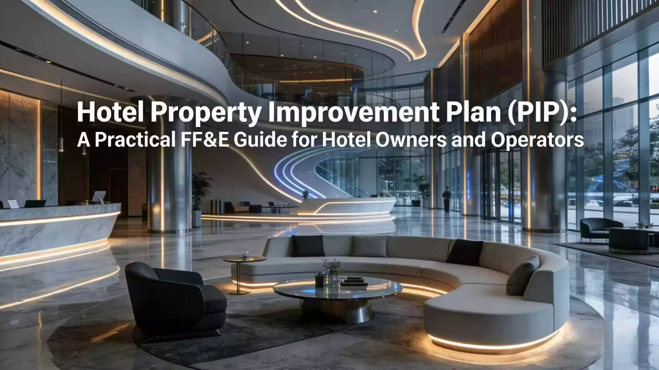 hotel lobby renovation property improvement plan public area FF&E